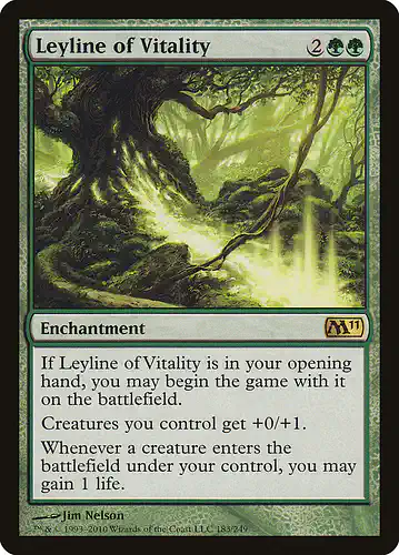 Leyline of Vitality - m11 Spoiler