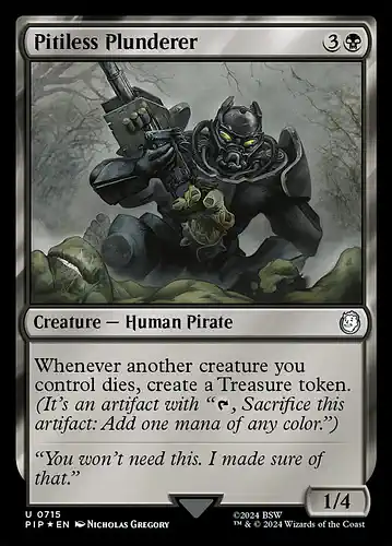 Pitiless Plunderer - pip Spoiler