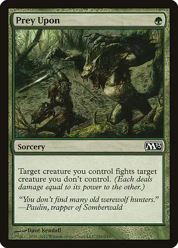 Prey Upon - m13 Spoiler