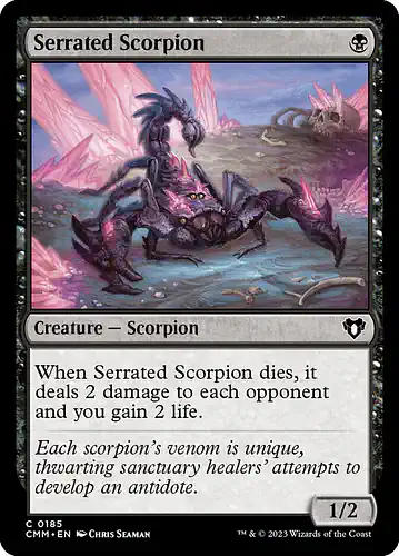 Serrated Scorpion - cmm Spoiler