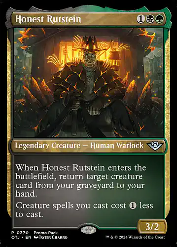 Honest Rutstein - otj Spoiler