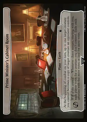 Prime Minister's Cabinet Room - who Spoiler