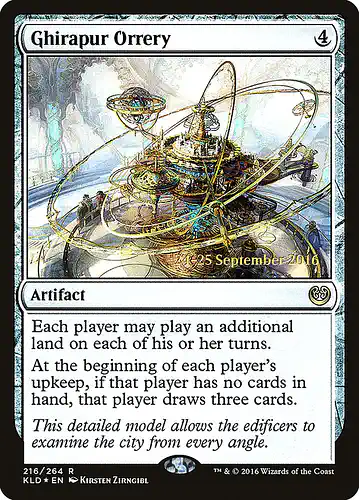 Ghirapur Orrery - kld Spoiler