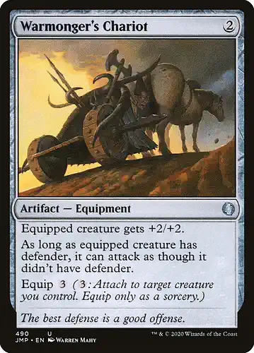 Warmonger's Chariot - jmp Spoiler