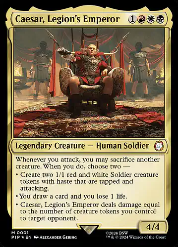 Caesar, Legion's Emperor - pip Spoiler