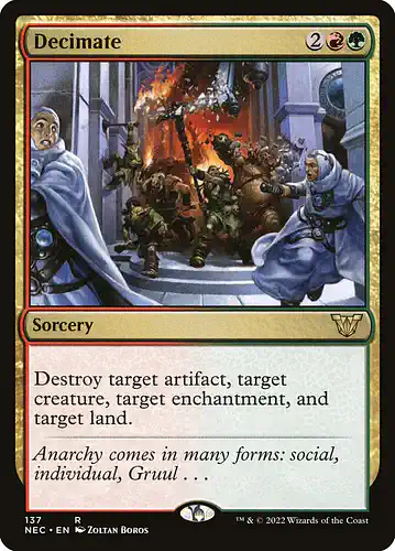Decimate - nec Spoiler