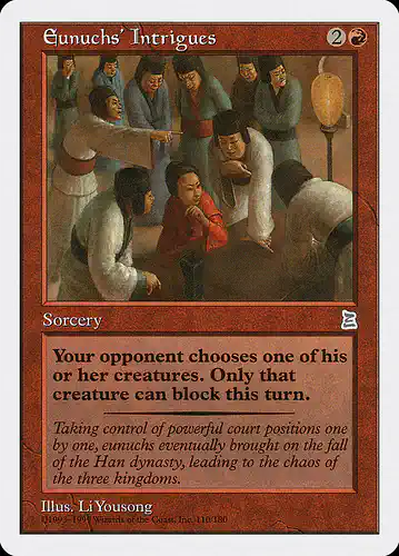 Eunuchs' Intrigues - ptk Spoiler