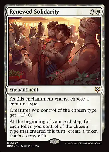 Renewed Solidarity - drc Spoiler