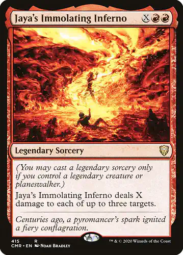 Jaya's Immolating Inferno - cmr Spoiler