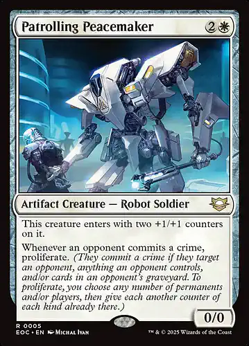 Patrolling Peacemaker - eoc Spoiler