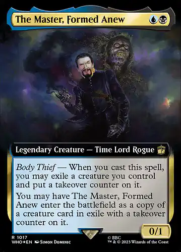 The Master, Formed Anew - who Spoiler