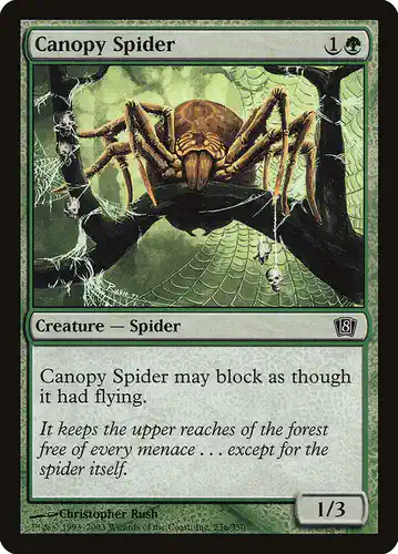 Canopy Spider - 8ed Spoiler