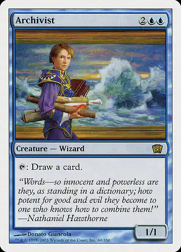 Archivist - 8ed Spoiler
