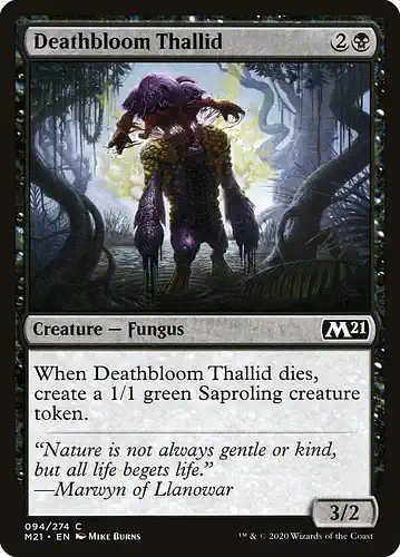 Deathbloom Thallid - m21 Spoiler
