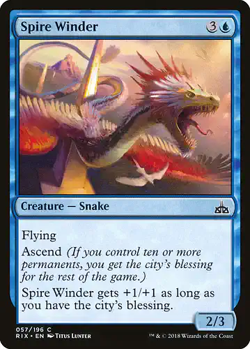 Spire Winder - rix Spoiler
