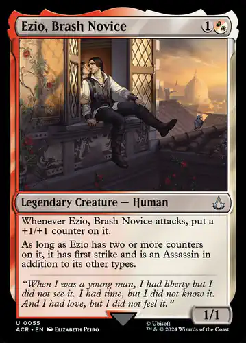Ezio, Brash Novice - acr Spoiler