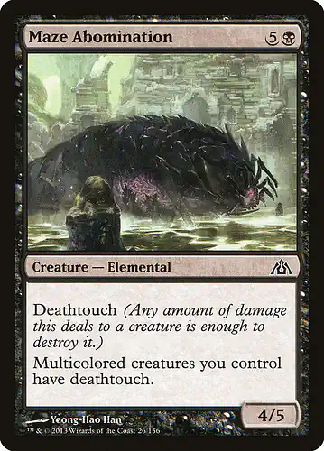 Maze Abomination - dgm Spoiler