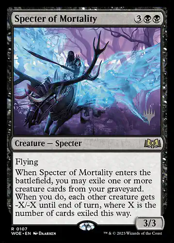 Specter of Mortality - woe Spoiler