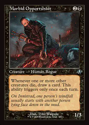 Morbid Opportunist - inr Spoiler