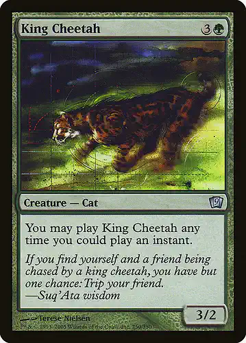 King Cheetah - 9ed Spoiler