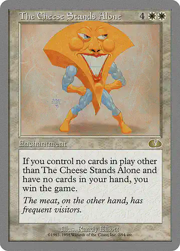 The Cheese Stands Alone - ugl Spoiler