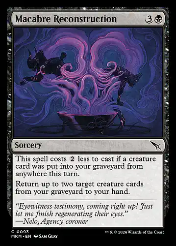 Macabre Reconstruction - mkm Spoiler