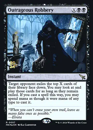 Outrageous Robbery - mkm Spoiler