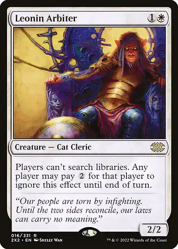 Leonin Arbiter - 2x2 Spoiler