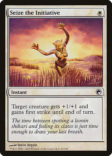 Seize the Initiative - som Spoiler