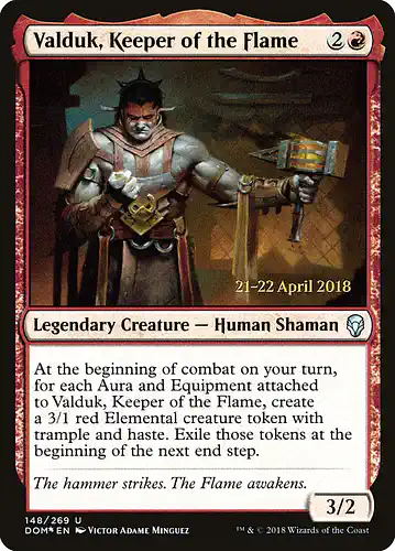 Valduk, Keeper of the Flame - dom Spoiler