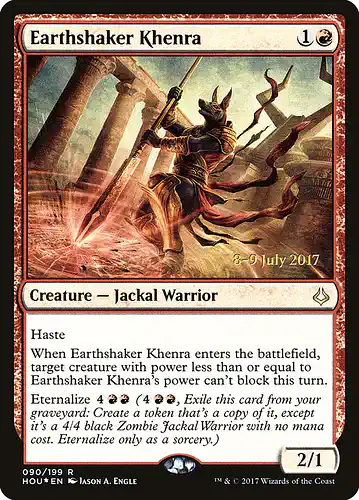 Earthshaker Khenra - hou Spoiler