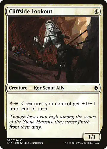Cliffside Lookout - bfz Spoiler