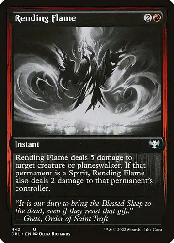 Rending Flame - dbl Spoiler