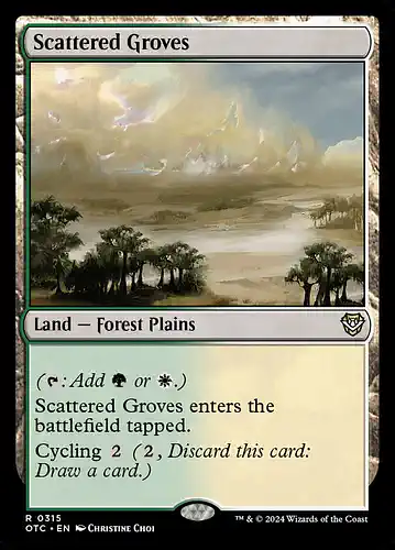 Scattered Groves - otc Spoiler