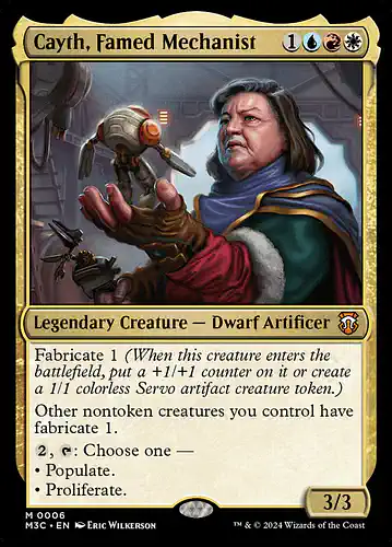 Cayth, Famed Mechanist - m3c Spoiler