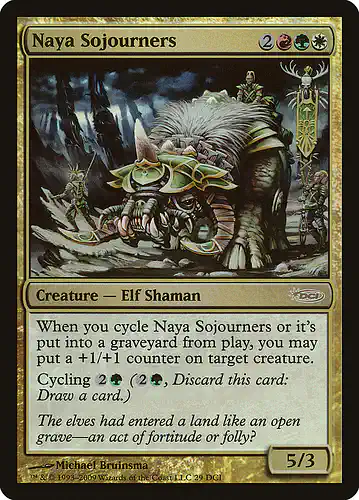 Naya Sojourners - dci Spoiler