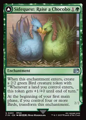 Sidequest: Raise a Chocobo - fin Spoiler