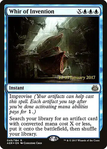 Whir of Invention - aer Spoiler