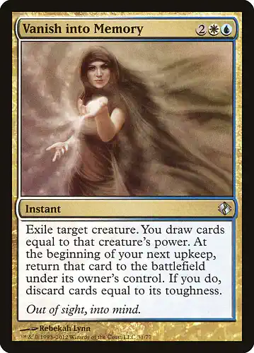 Vanish into Memory - ddi Spoiler