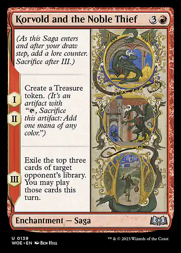 Korvold and the Noble Thief - woe Spoiler