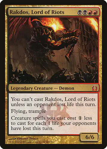 Rakdos, Lord of Riots - rtr Spoiler