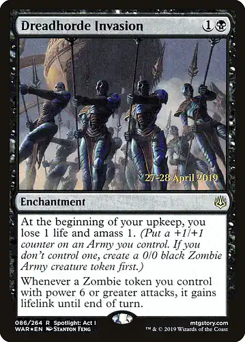 Dreadhorde Invasion - war Spoiler