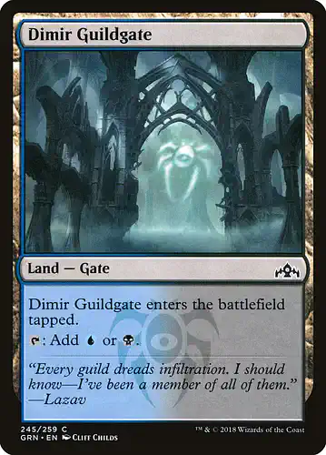 Dimir Guildgate - grn Spoiler