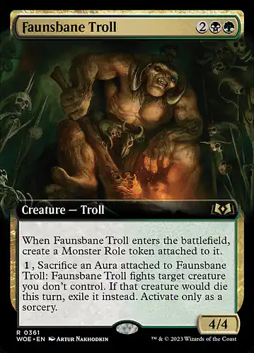 Faunsbane Troll - woe Spoiler