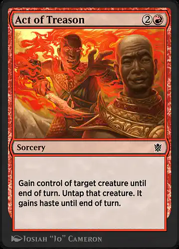 Act of Treason - ktk Spoiler