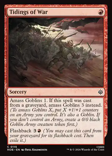 Tidings of War - hob Spoiler
