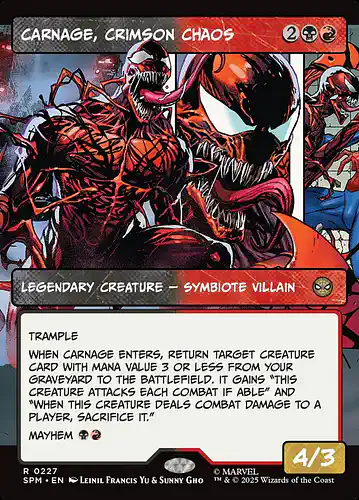 Carnage, Crimson Chaos - spm Spoiler