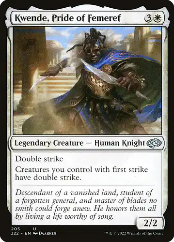 Kwende, Pride of Femeref - j22 Spoiler