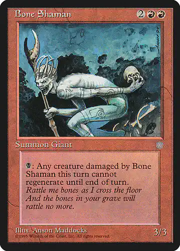 Bone Shaman - ice Spoiler
