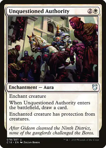 Unquestioned Authority - c18 Spoiler